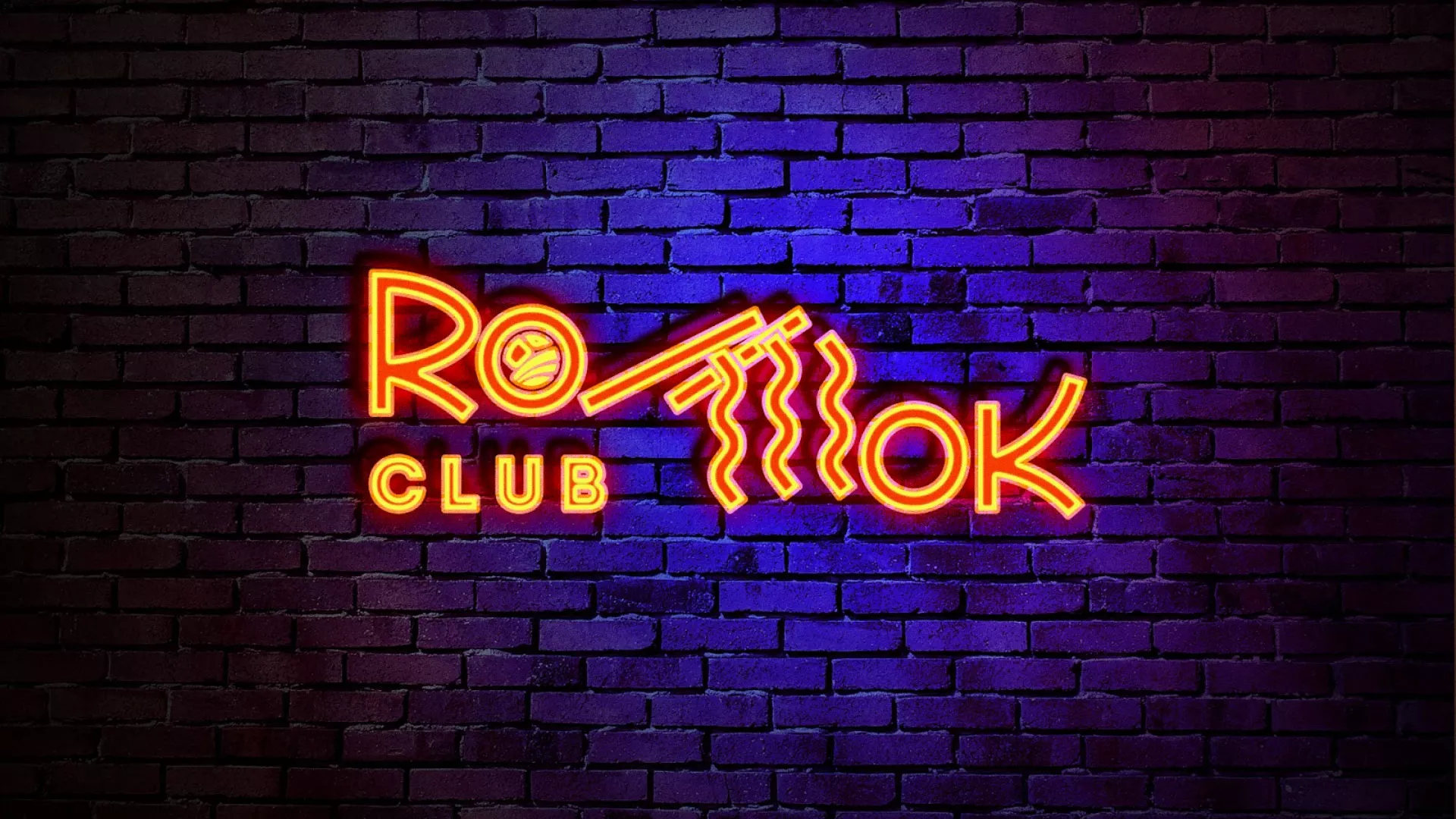 Разработка интерьерной вывески суши-бара «Roll Wok Club» в Задонске